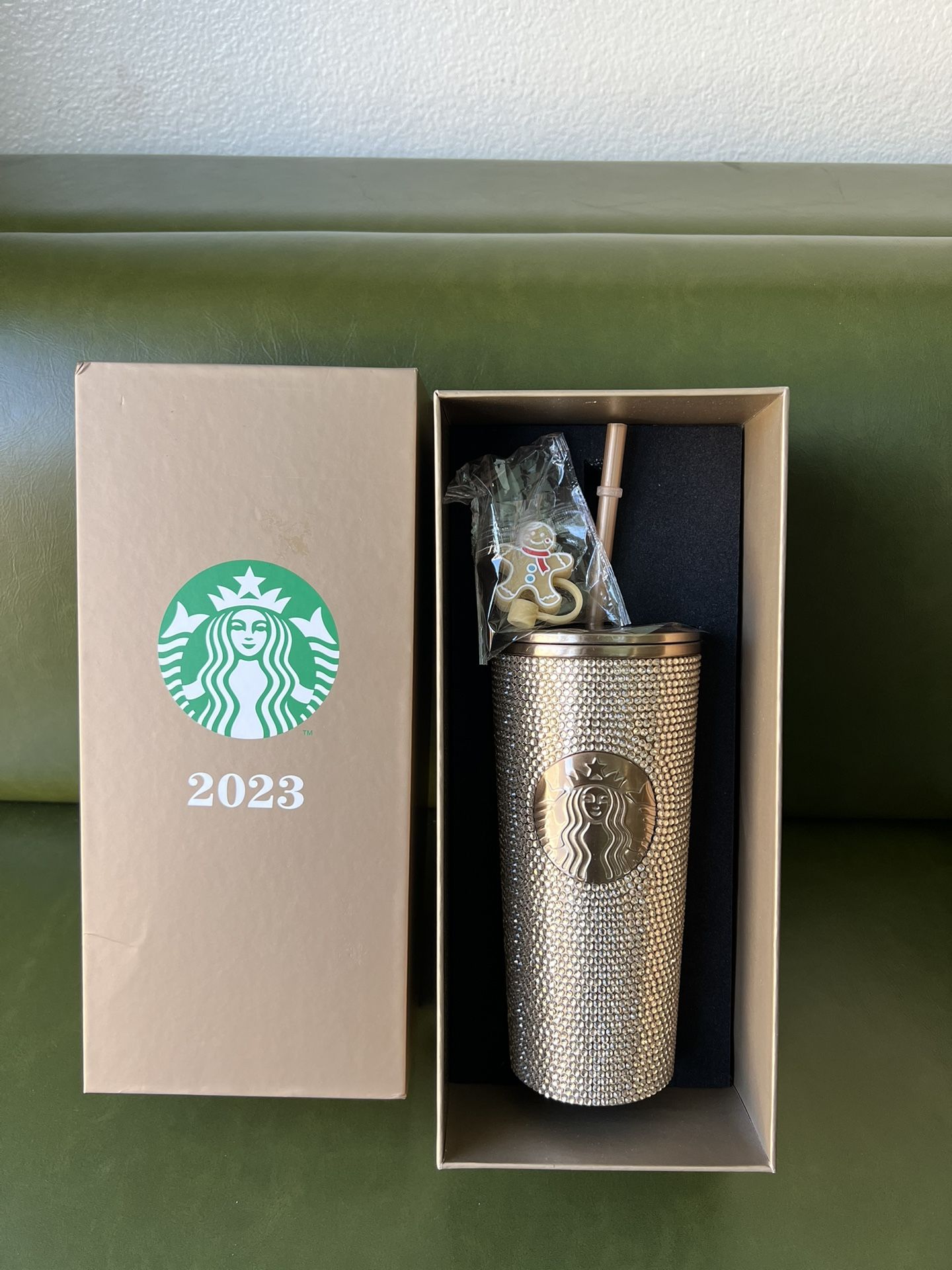 Starbucks Tumbler W/gingerbread man