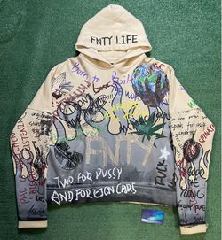 Fnty Flying ninety all over print hoodie