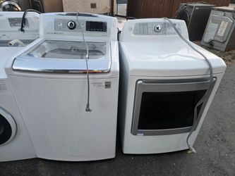 Lg Washer And Dryer Set Electric Topload