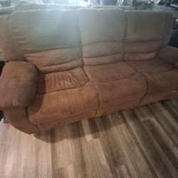 Brown sofas recline
