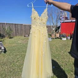 Yellow Prom Dress 