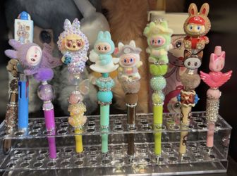 Beaded labubu pens