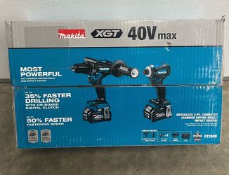 Makita 40V Max XGT Brushless Cordless 2-Pc. Combo Kit (Hammer Driver-Drill/Impact Driver) 2.5Ah $469 Plus tax at Home Depot $515 after tax