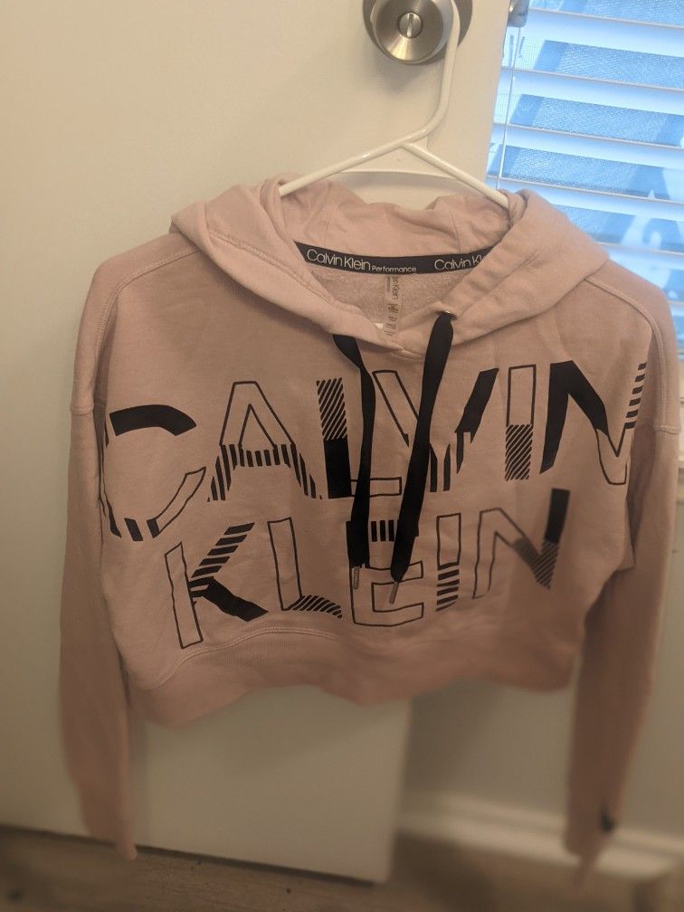 Calvin Klein Size XS Light Pink Women's Pullover Hoodie Brand New Without Tags