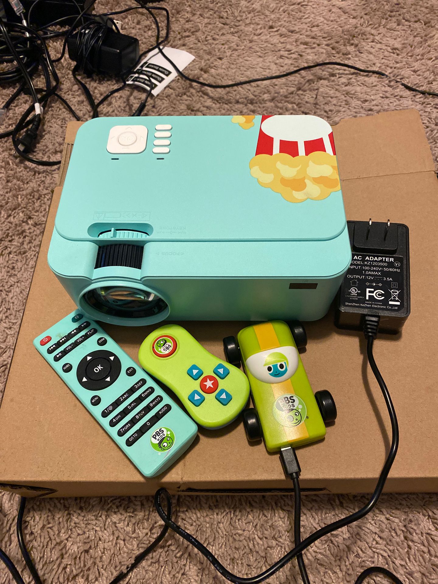 PBS kids projector with hdmi streaming stick
