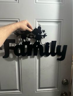 Disney family sign