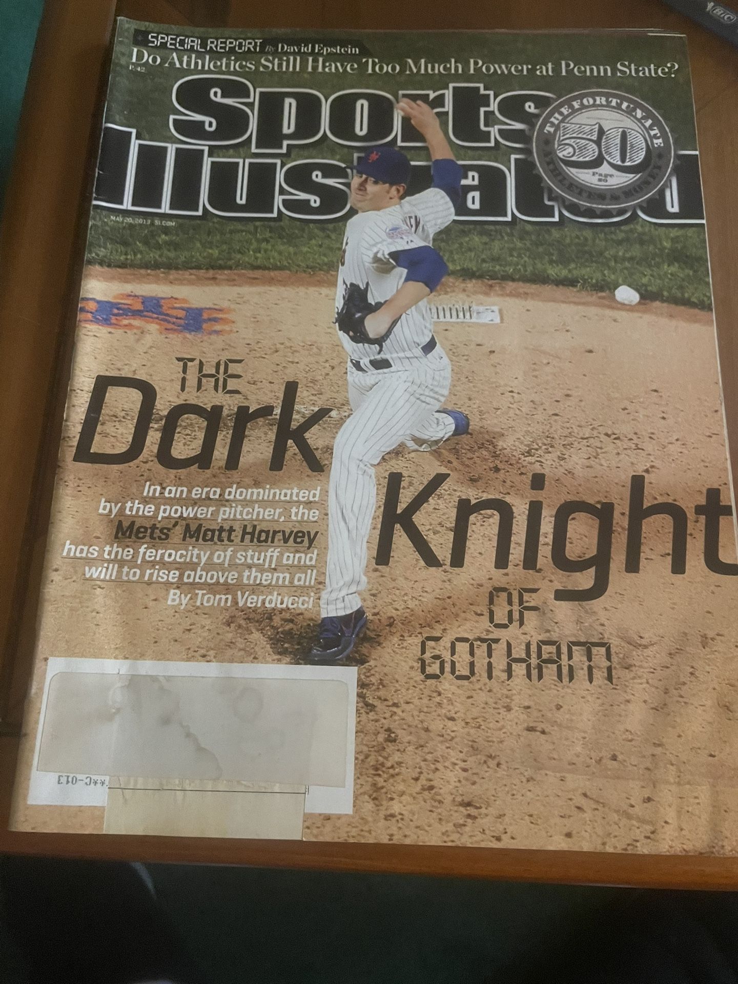 Mets , Matt Harvey Sports Illustrated 2013