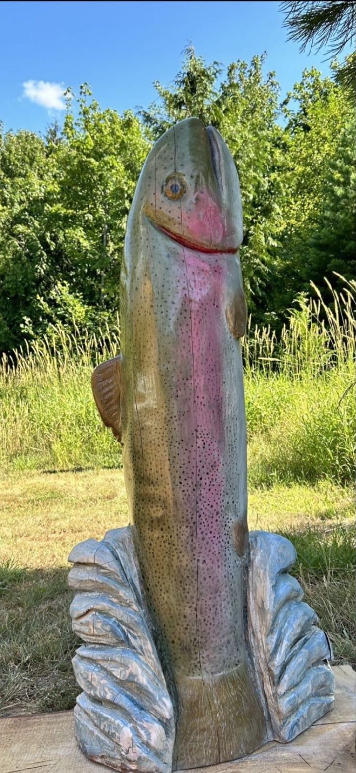 Rainbow Trout Carving