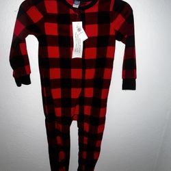 boys fleece hooded pajamas size 4/5