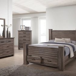 Brand New 4pc Queen Size Bedroom Set 
