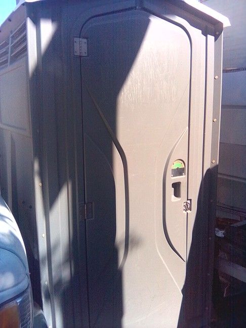 Grey Portable Restroom 