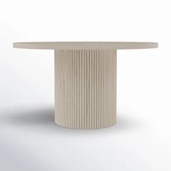 Oldham 42" Dining Table – White Washed Oak – Still in Box