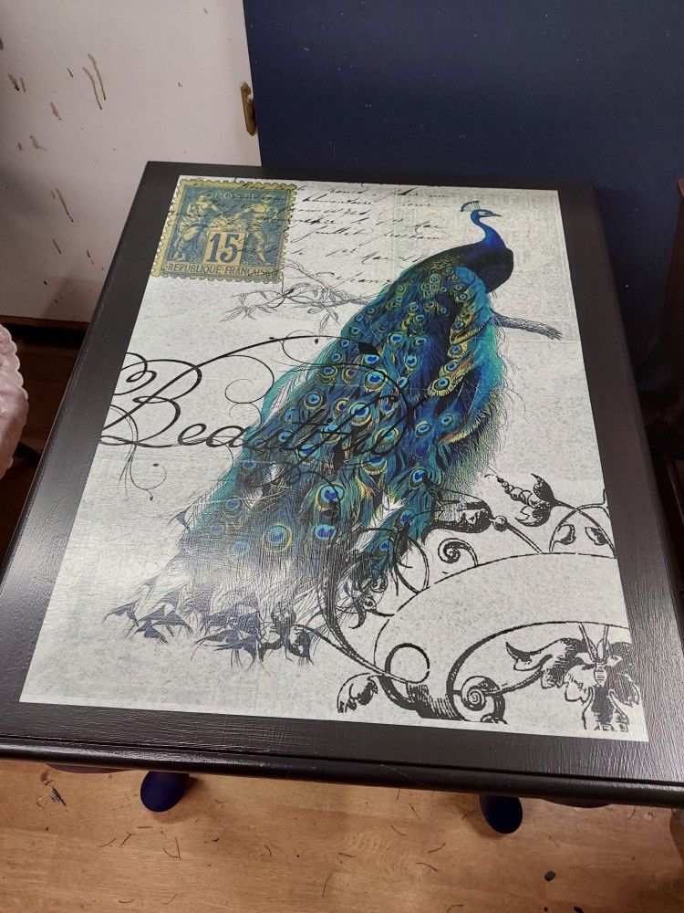 Peacock Side Table 