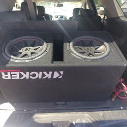 2,12 Kickers In Box &1,000 Watt Amp