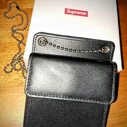 Supreme Leather ID Holder (Chain Wallet)