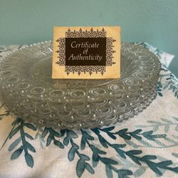 Peacock Feather And Thistle Plates 