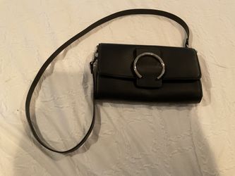 Black Long Strap Purse