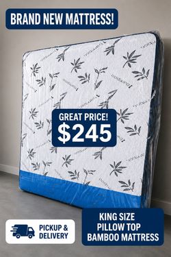 Brand New Pillow Top Mattress