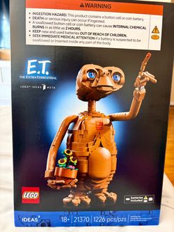 LEGO Ideas 21370 E.T. The Extra-Terrestrial Building Set 1226 pcs Age 18+
