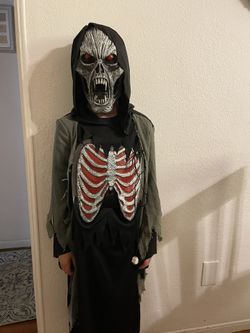 Skeleton Costume Size 8-10