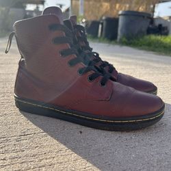 Dr Martens Burgundy Boots Sz 6