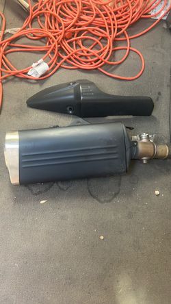 Zx6r stock muffler and salvo cables