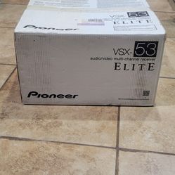 Pioneer Receiver Elite Vsx-53 Brand New Never Used 