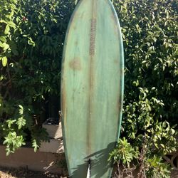 6’4 Single Fin Fish Surfboard