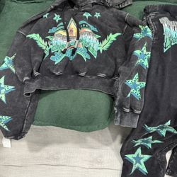 Two Piece Sweat Suit 