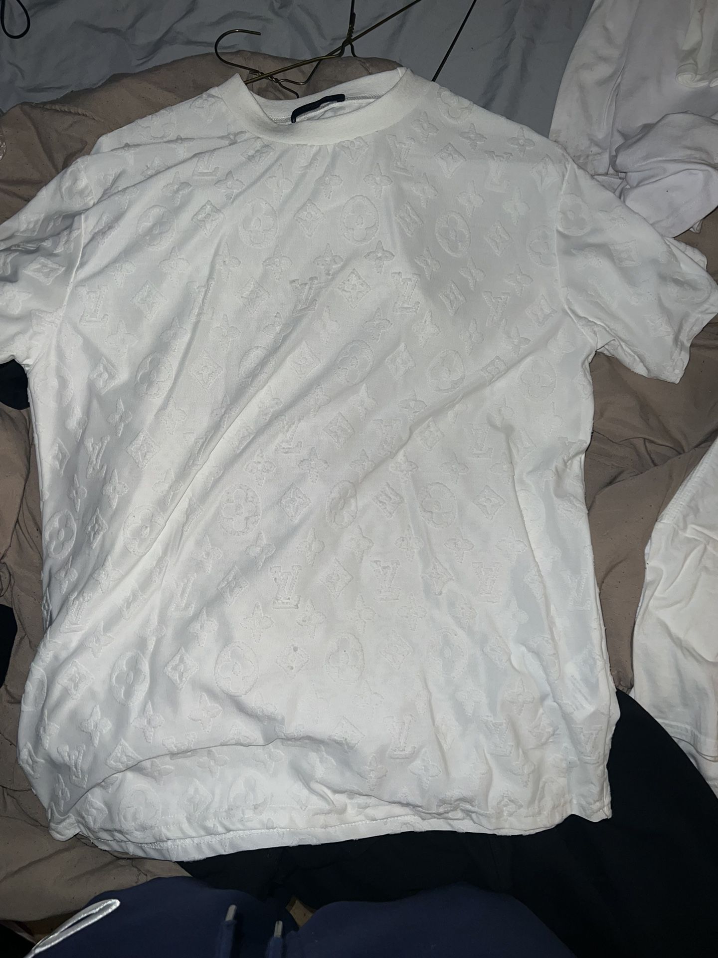 Louis Vuitton Jazz Flyers Short Sleeve Tee Shirt white sz L