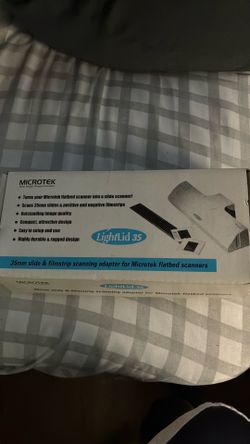*Slightly new never used* 35MM Slide Filmstrip Flatbed Scanner Light LIGHTLID 35 Microtek