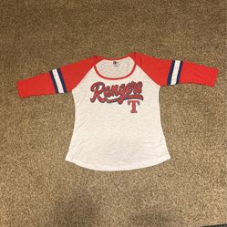 Women Texas Rangers Shirt Size XL