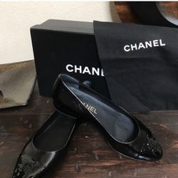 Chanel Leather Flat Shoes 