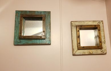 Rustic Mirror 20 inch X 20 Inch 