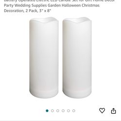 Waterproof Outdoor Flameless Pillar Candles with Timer Battery Operated Electric LED Candle Set for Gift Home Décor Party Wedding Supplies Garden Hall