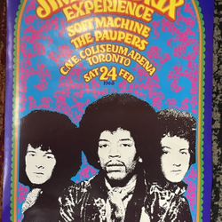 Jimi Hendrix Experience Concert Poster 1968 w/Soft Machine