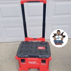 Milwaukee PACKOUT 22 in. Rolling Modular Tool Box Low Profile Handle