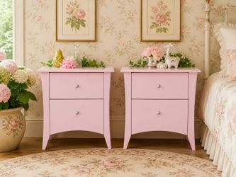 Beautiful Light Pink Nightstands