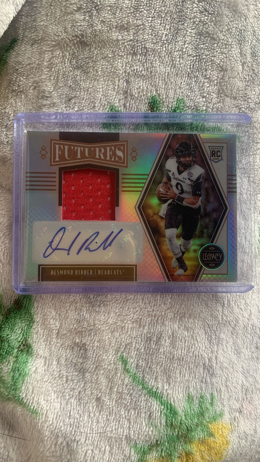 Desmond Ridder Autographed NFL Trading Card