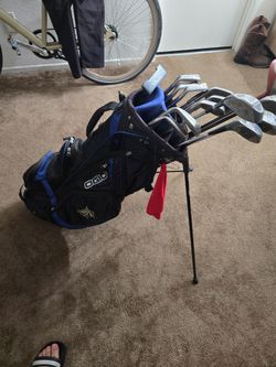 Complete Golf Club Set w/ OGIO Stand Bag – Cougar Irons, Woods, Putter – Ready to Play