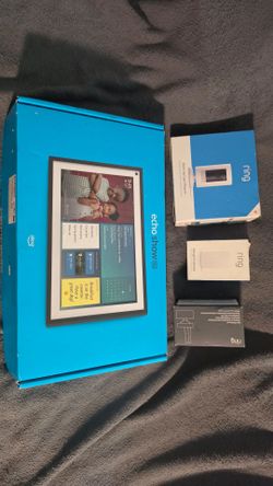 Ring Package (All New), Echo Show 15, Camera, Pan & Tilt and Extender.. All Brand New First $250