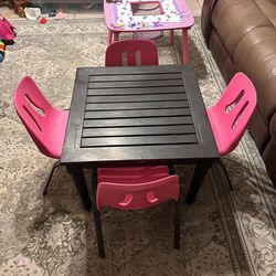 Kids Table And 4 Chairs (all $45) 