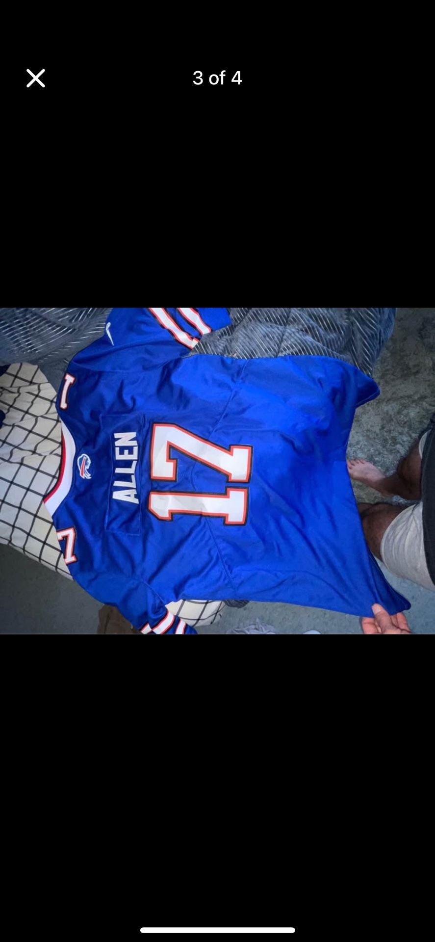 Josh Allan Authentic Jersey. Men’s Small