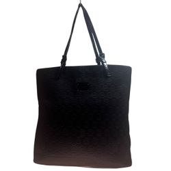 Michael Kors embossed logo tote bag