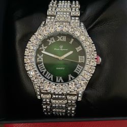 Charles Raymond Silver Bling Watch