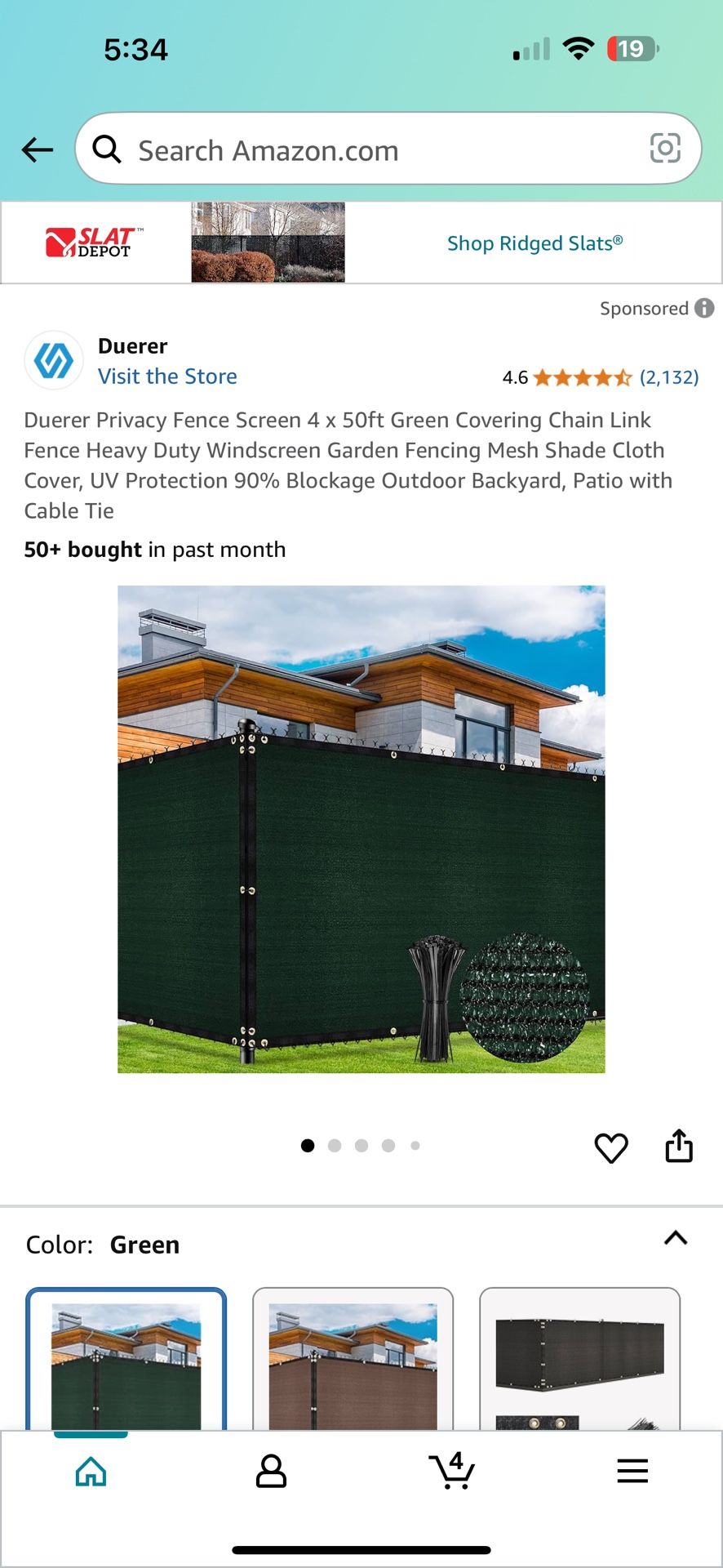 Privacy Fence Screen