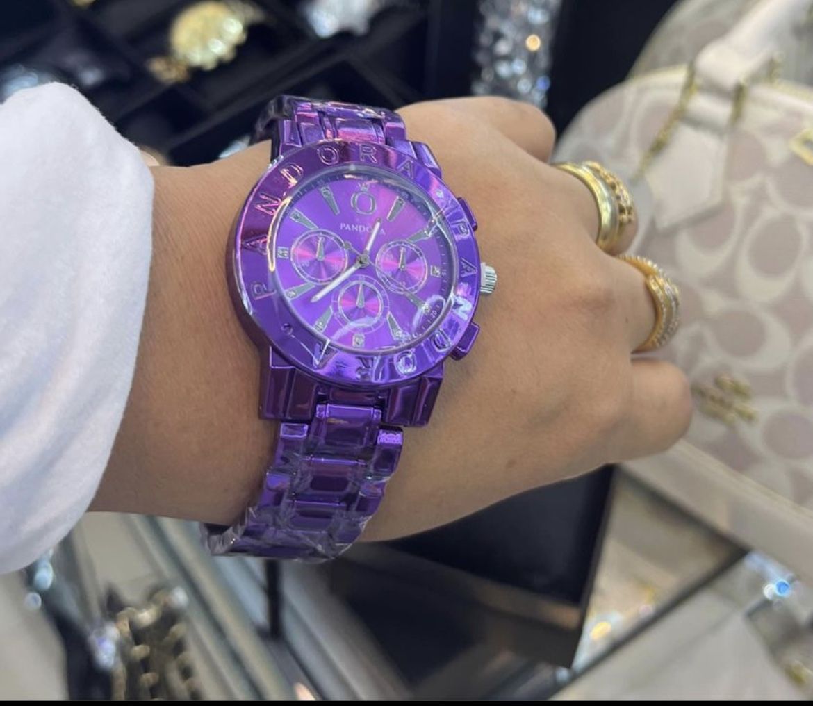 Pandora Purple 💜 Watch unisex 7289  ✨💲35