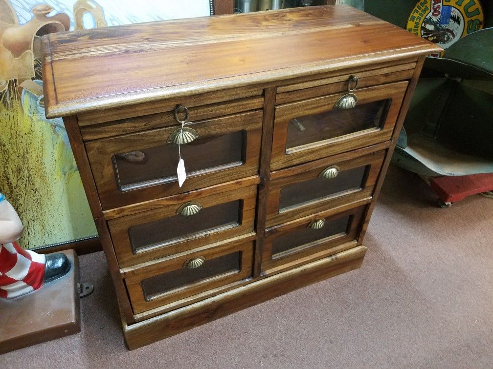 Antique Seed Cabinet