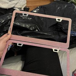 Pink License Plate Frame