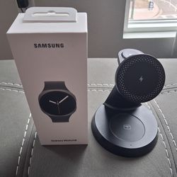 Samsung Galaxy Watch 8 40mm LTE + 3-in-1 Charging Bundle | Like New